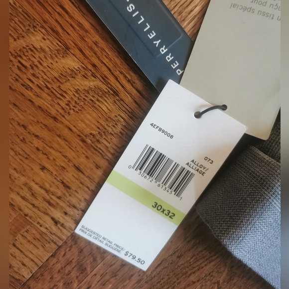 NWT Perry Ellis Grey Checkered Dress Pants - Picture 5 of 5